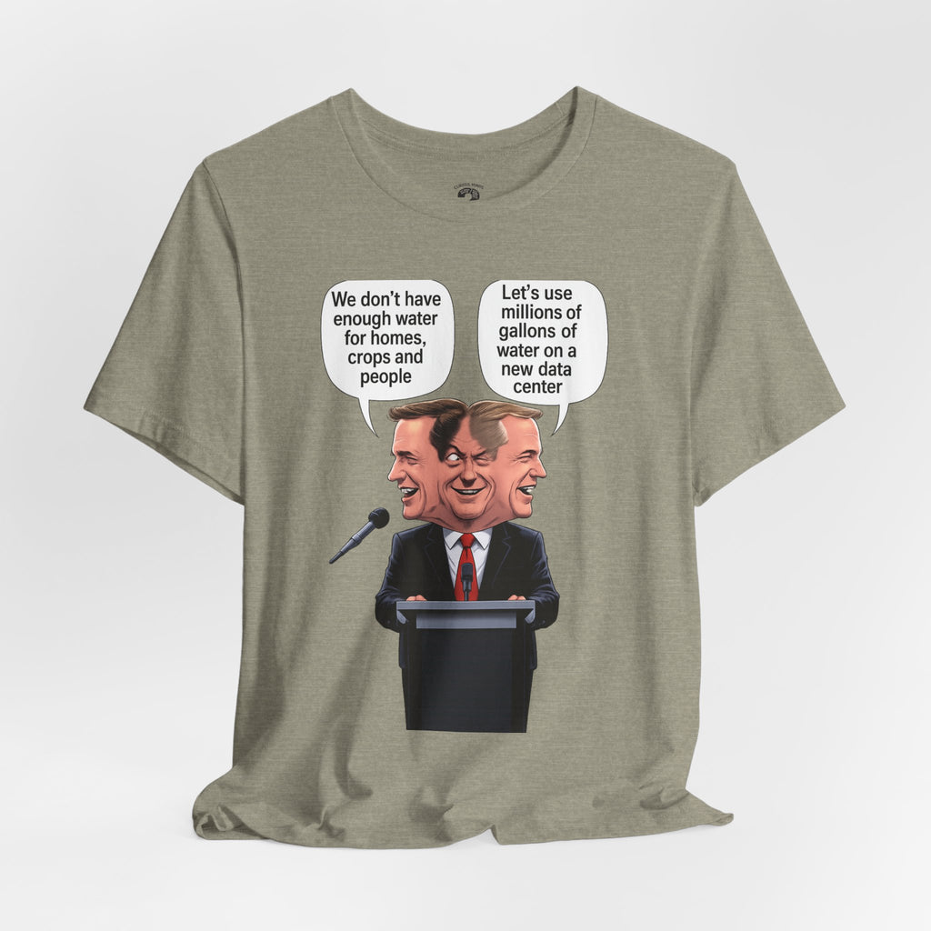 Two-Faced Politician Graphic Tee