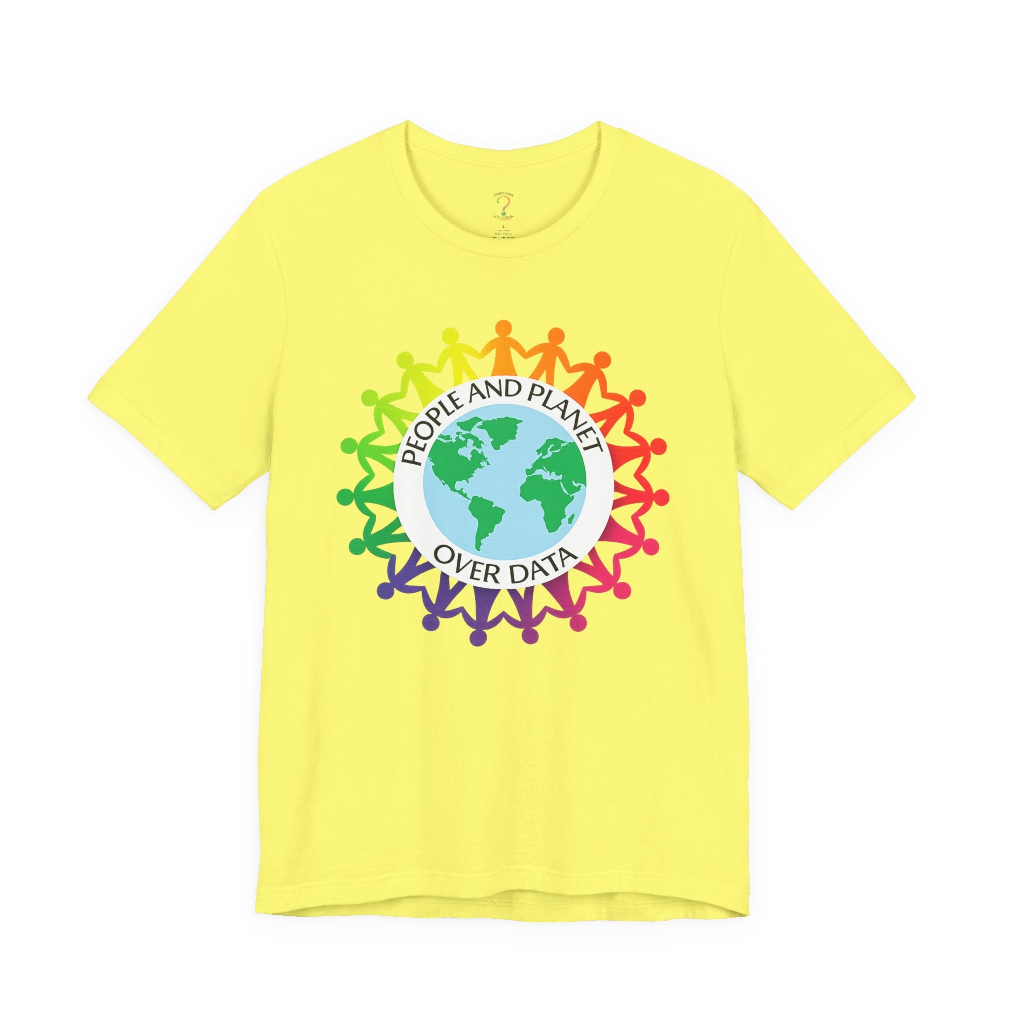 People & Places Over Data Graphic Tee