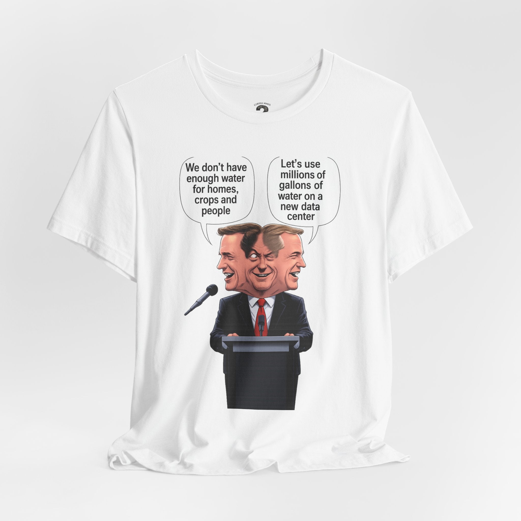 Two-Faced Politician Graphic Tee