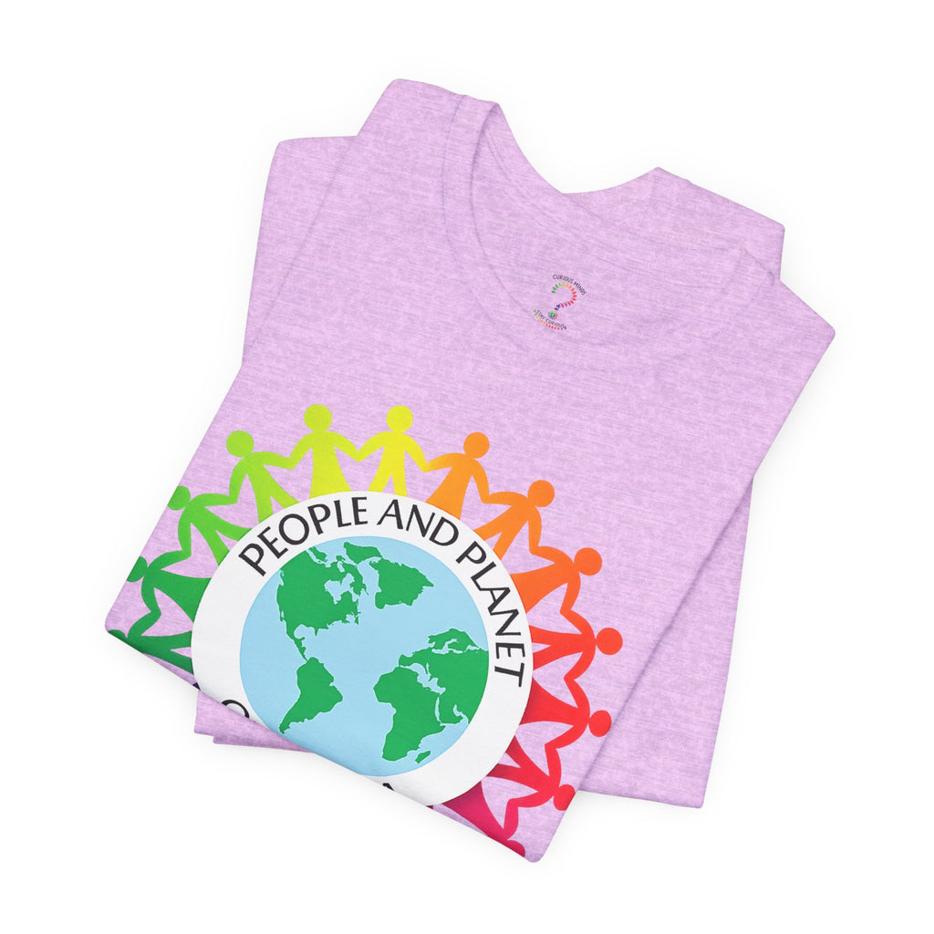 People & Places Over Data Graphic Tee