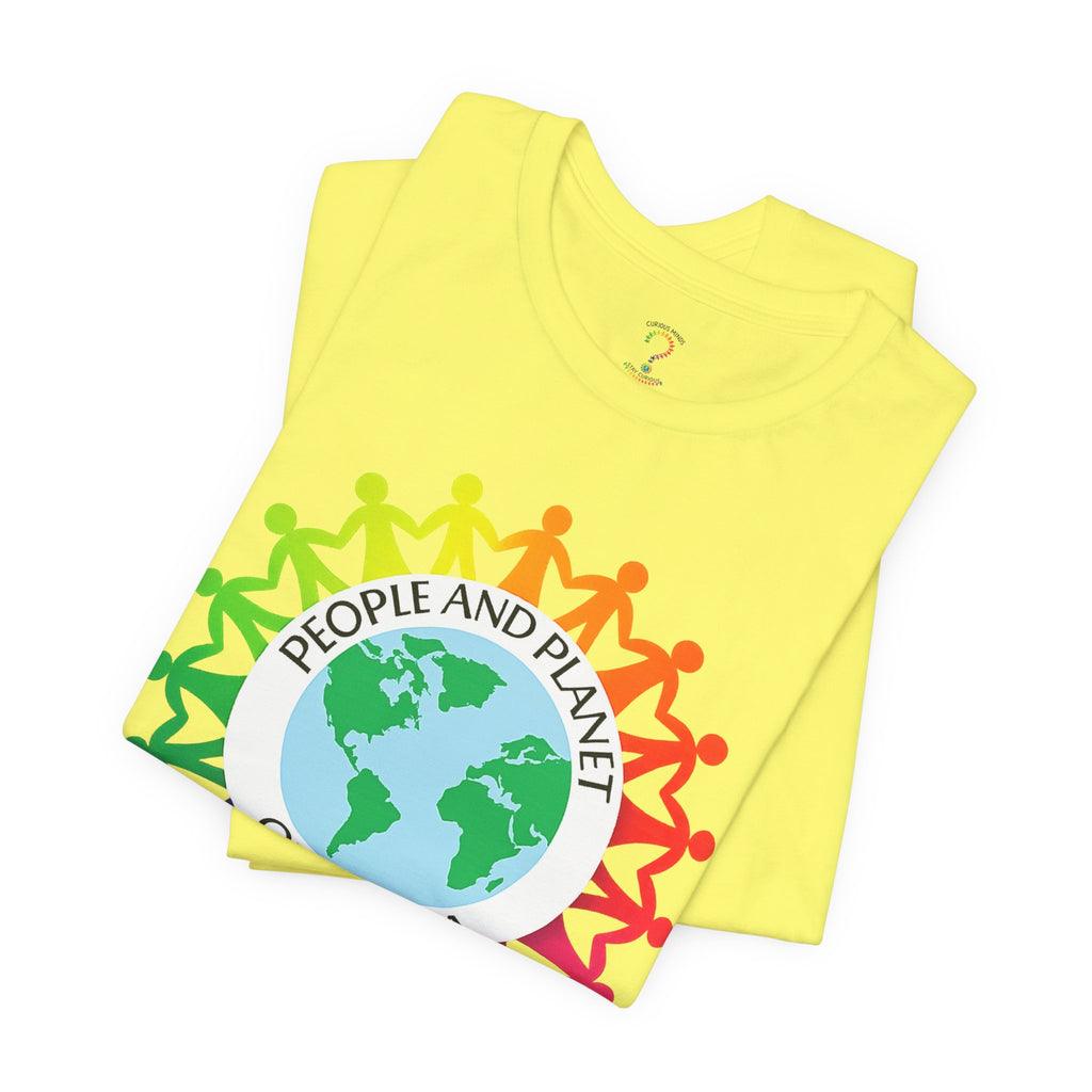 People & Places Over Data Graphic Tee