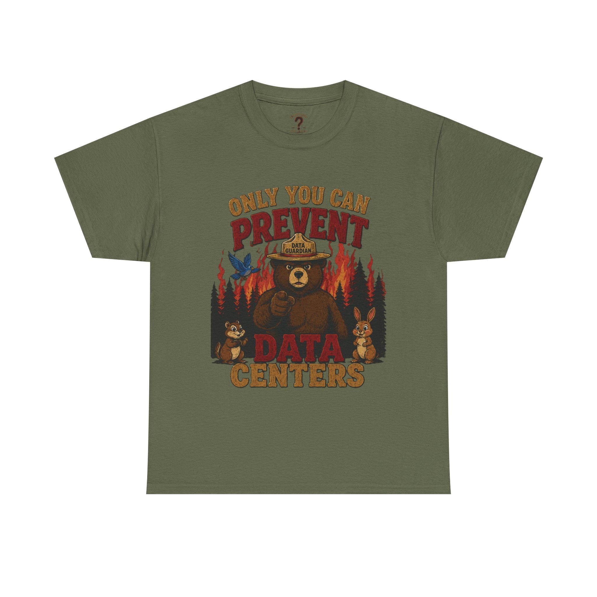 Only You Can Prevent Data Centers T-Shirt — Curious Minds Stay Curious Graphic Tee
