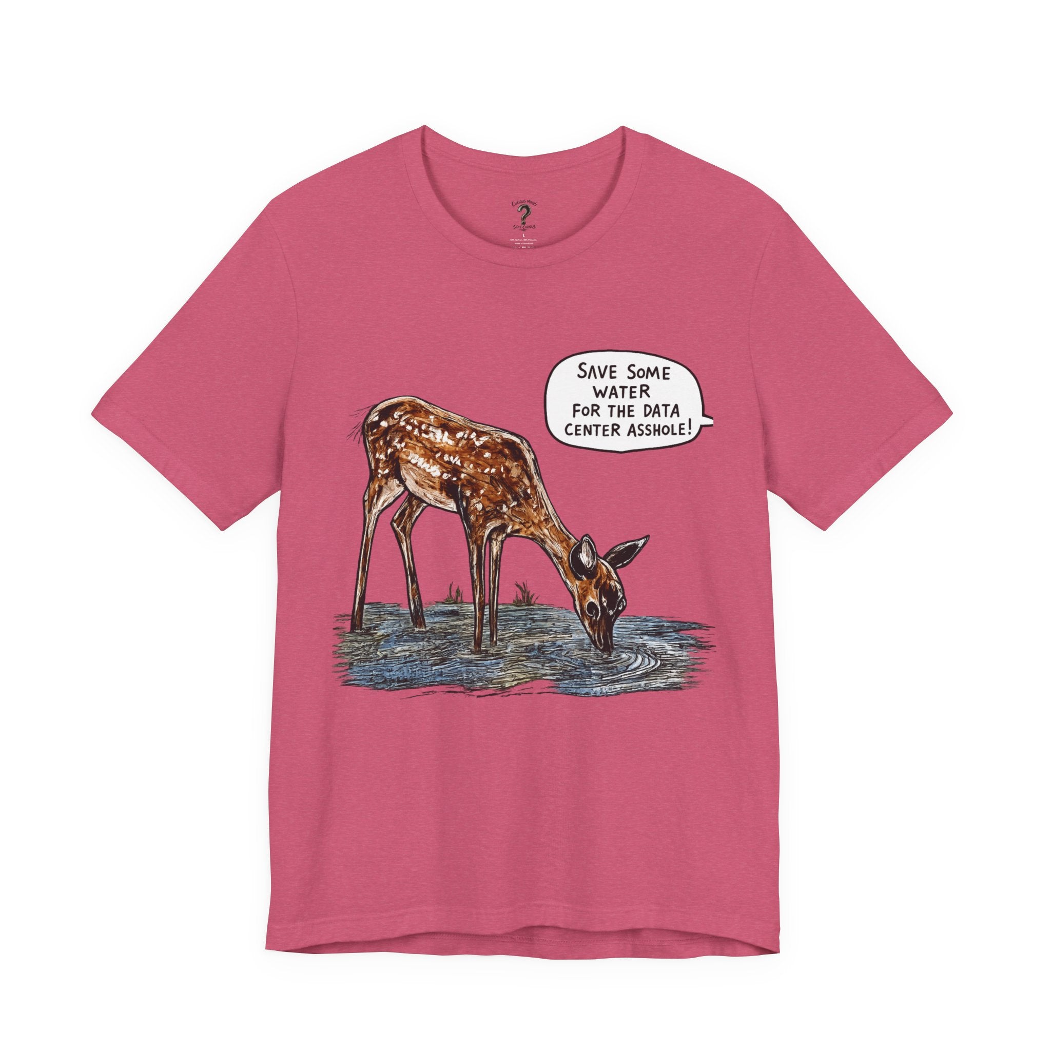 Save The Water For The Data Center Graphic Tee