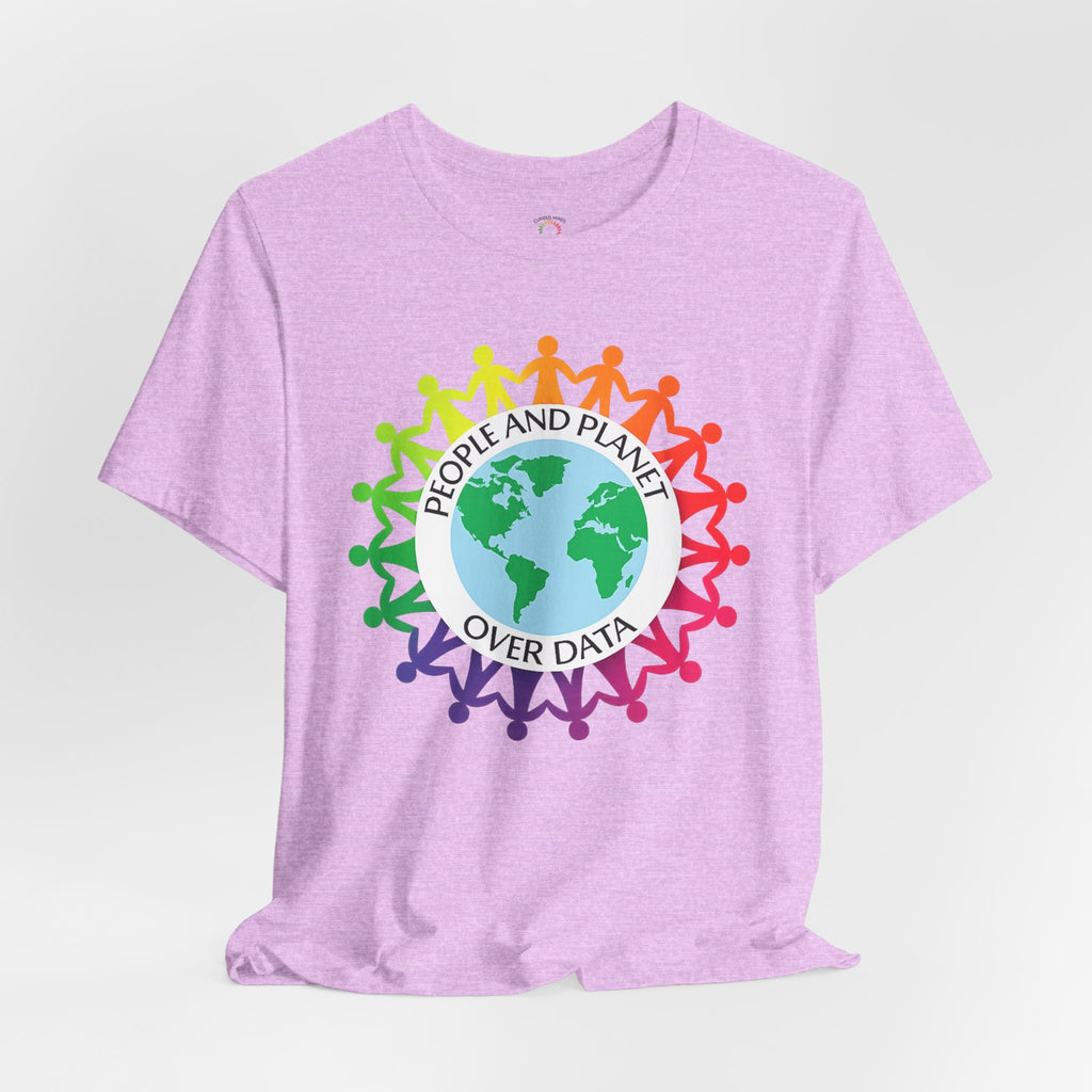 People & Places Over Data Graphic Tee