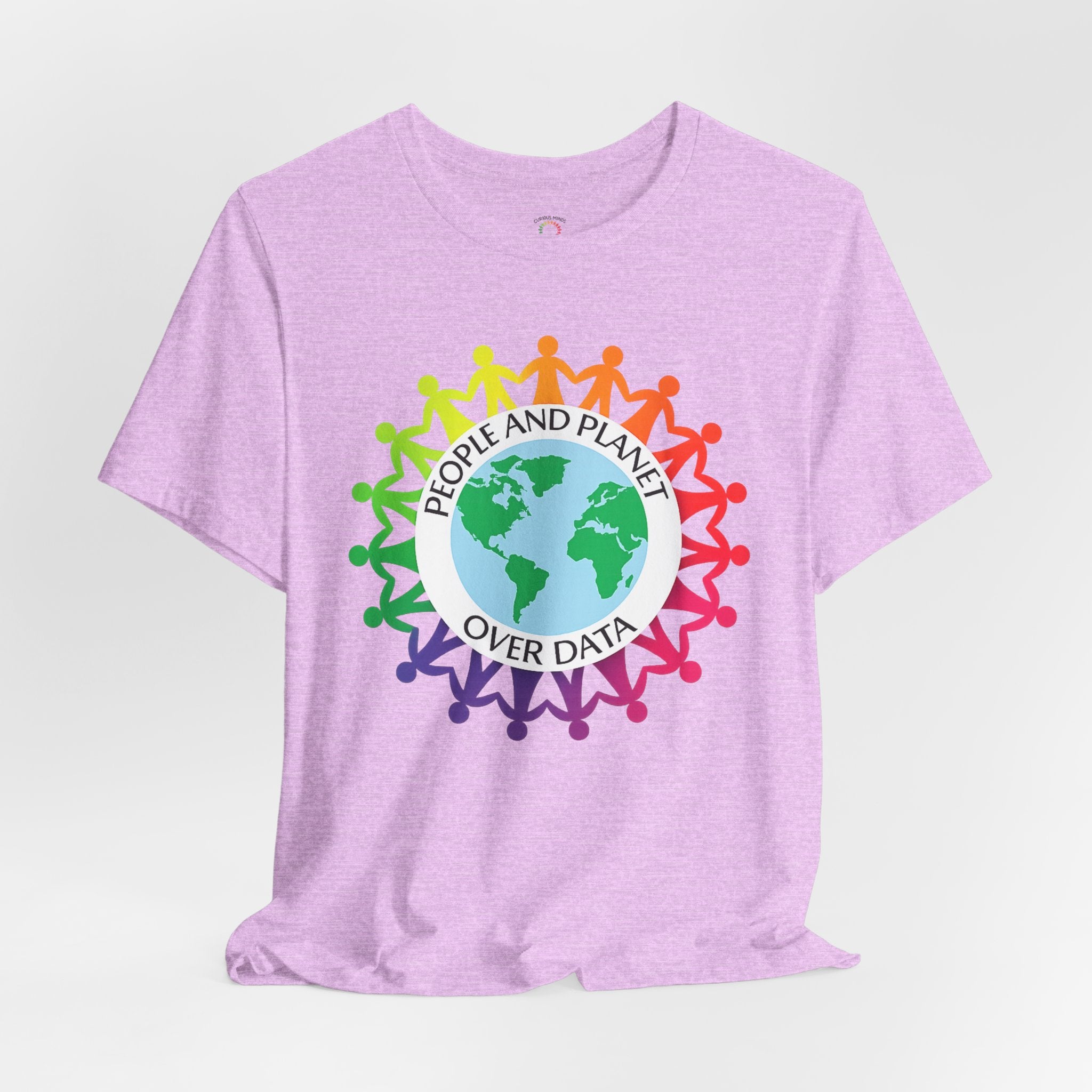 People & Places Over Data Graphic Tee
