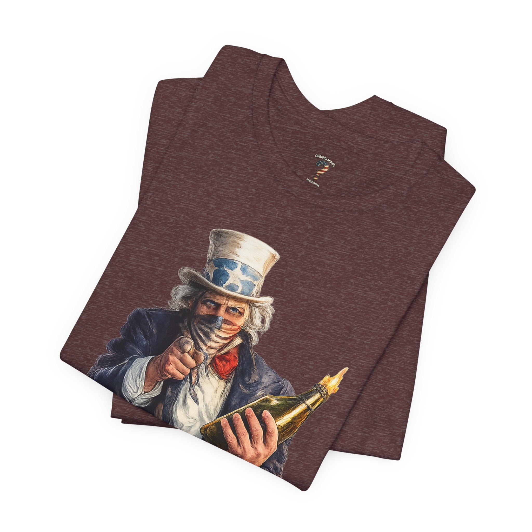 Uncle Sam Wants You To Burn Down Data Centers Graphic Tee