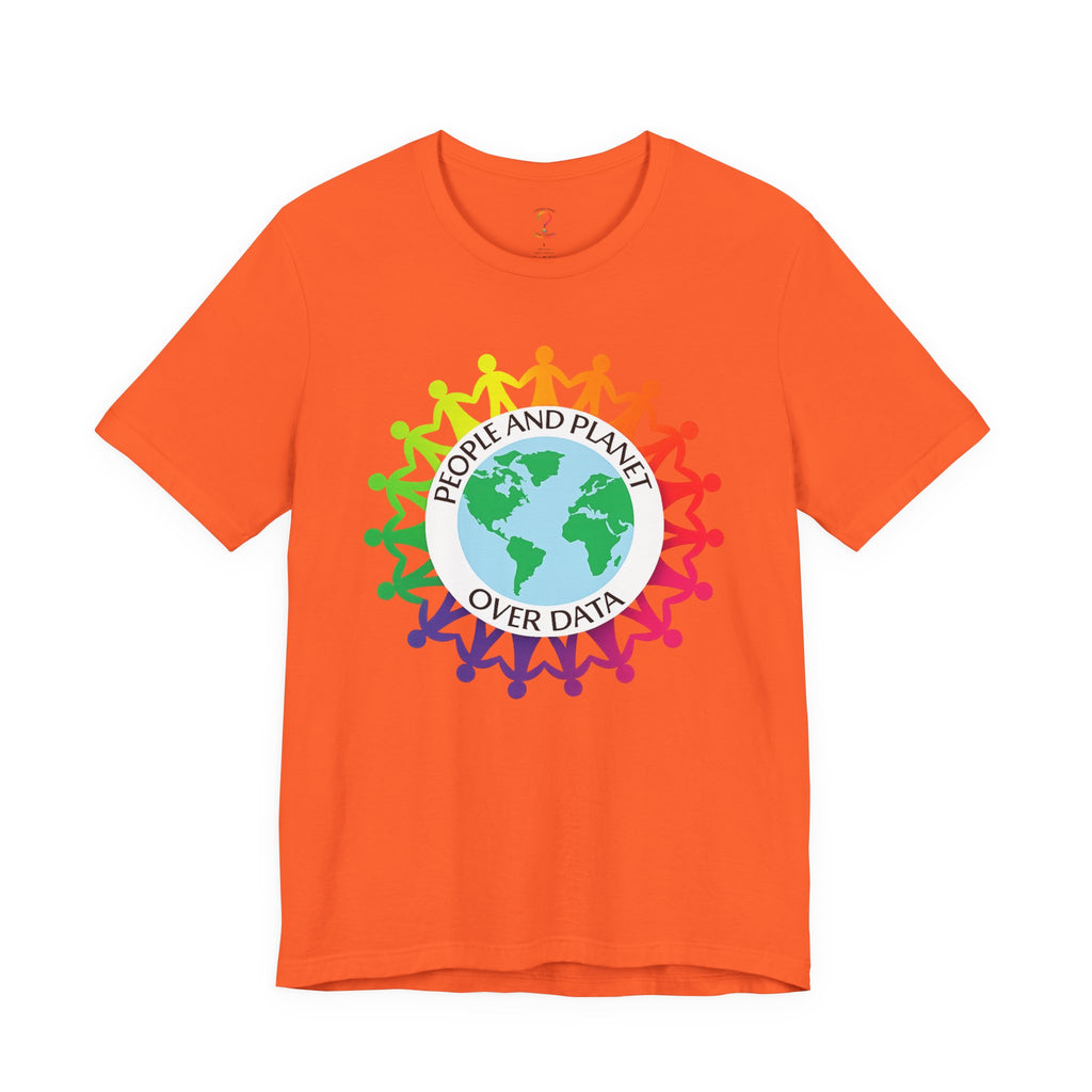 People & Places Over Data Graphic Tee