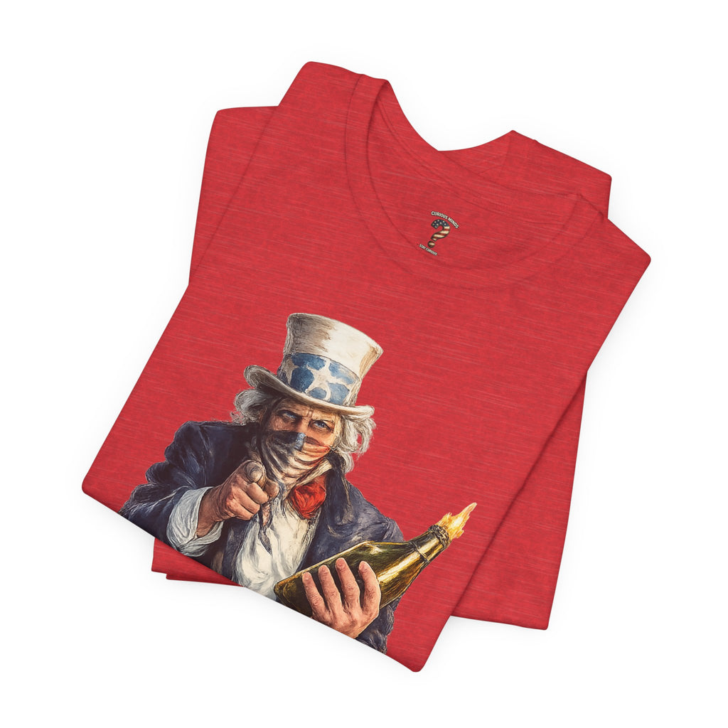 Uncle Sam Wants You To Burn Down Data Centers Graphic Tee