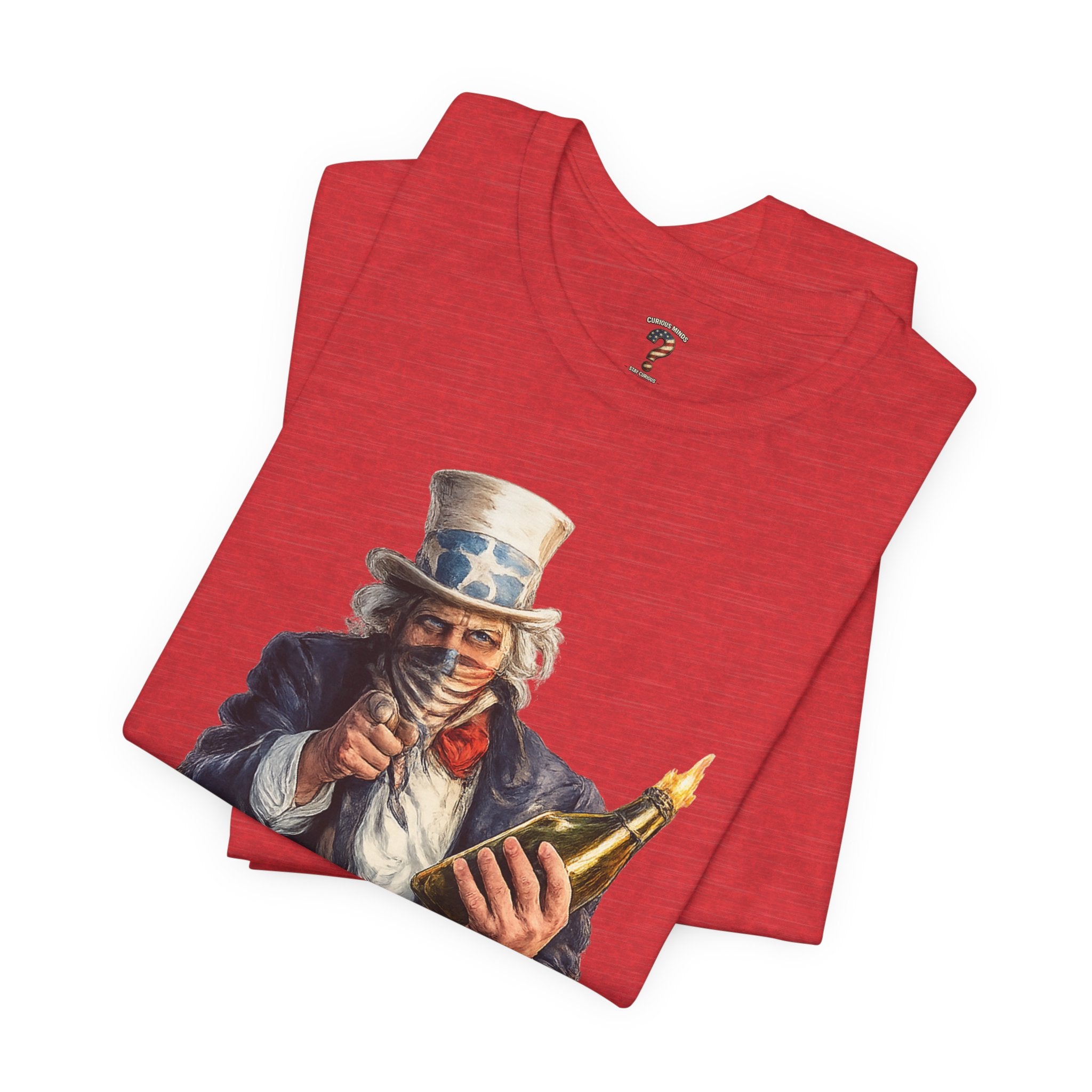 Uncle Sam Wants You To Burn Down Data Centers Graphic Tee