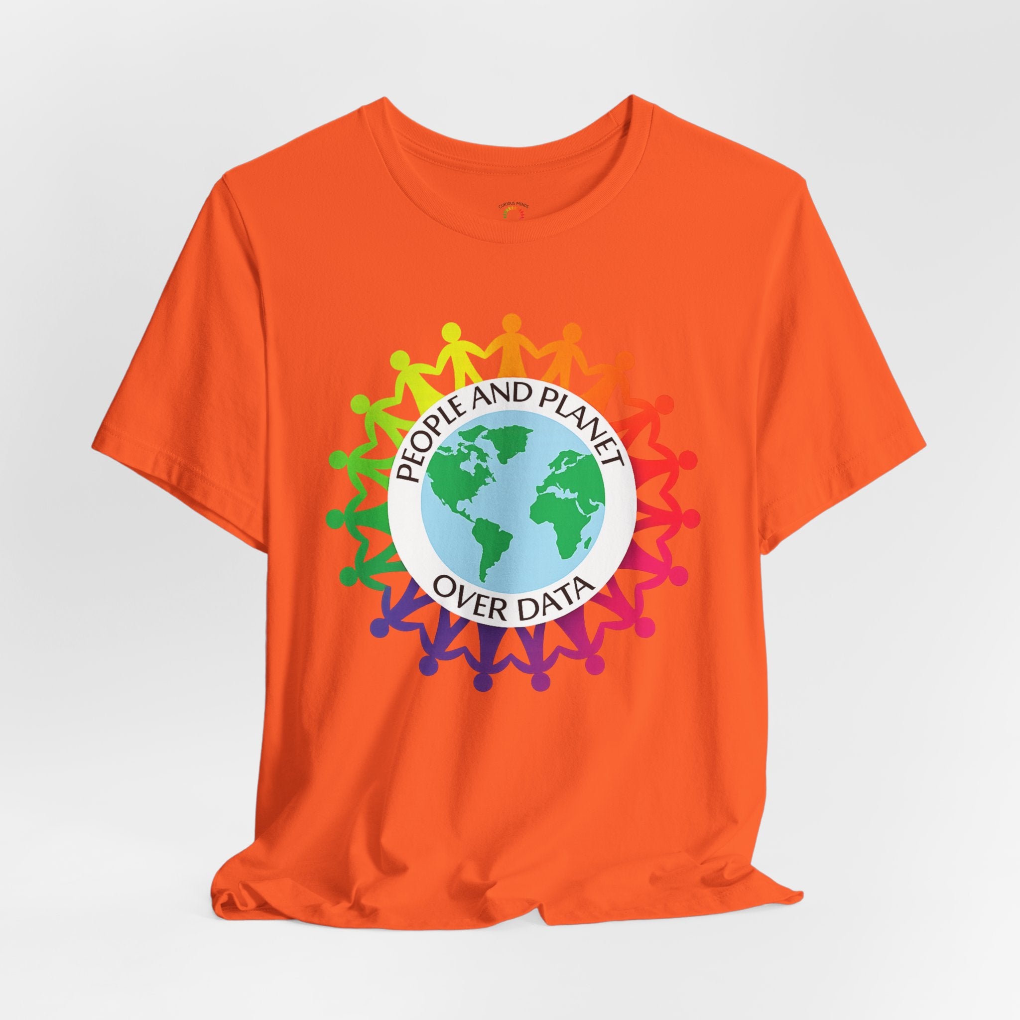 People & Places Over Data Graphic Tee