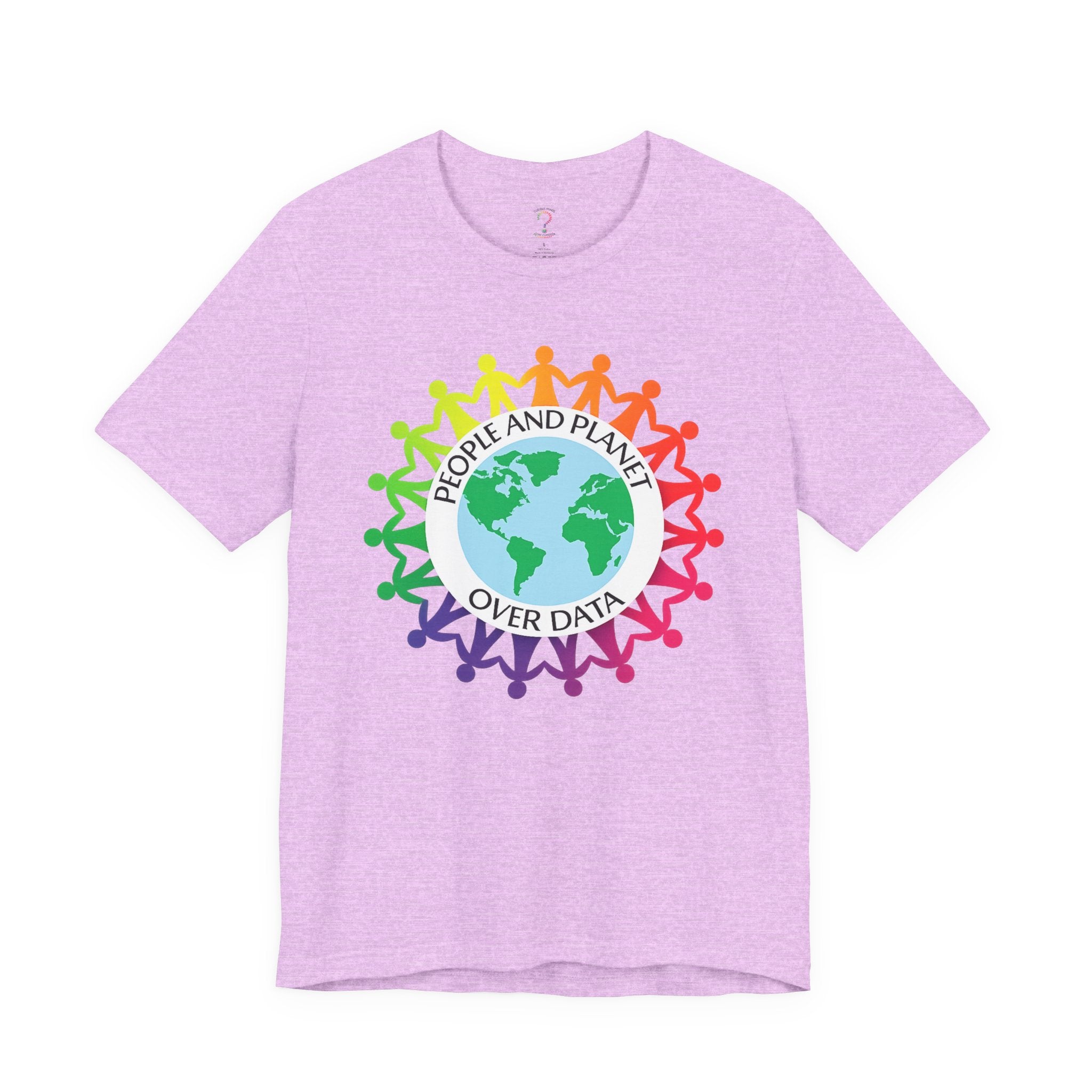 People & Places Over Data Graphic Tee