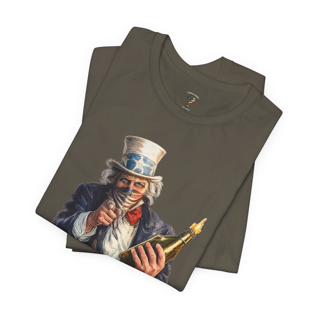 Uncle Sam Wants You To Burn Down Data Centers Graphic Tee