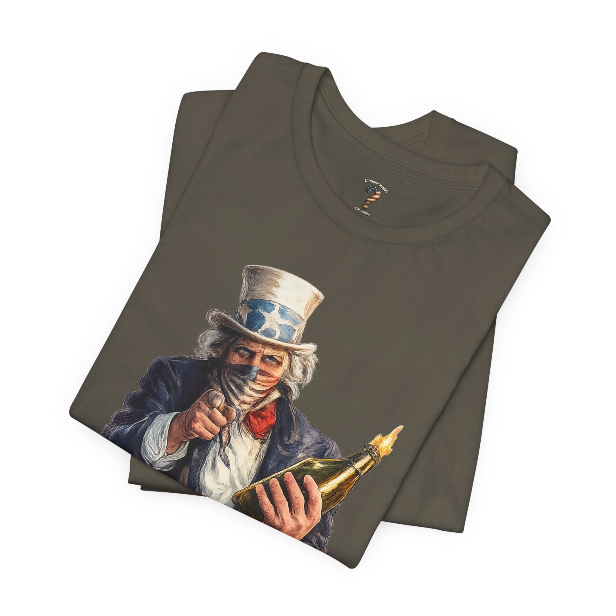 Uncle Sam Wants You To Burn Down Data Centers Graphic Tee