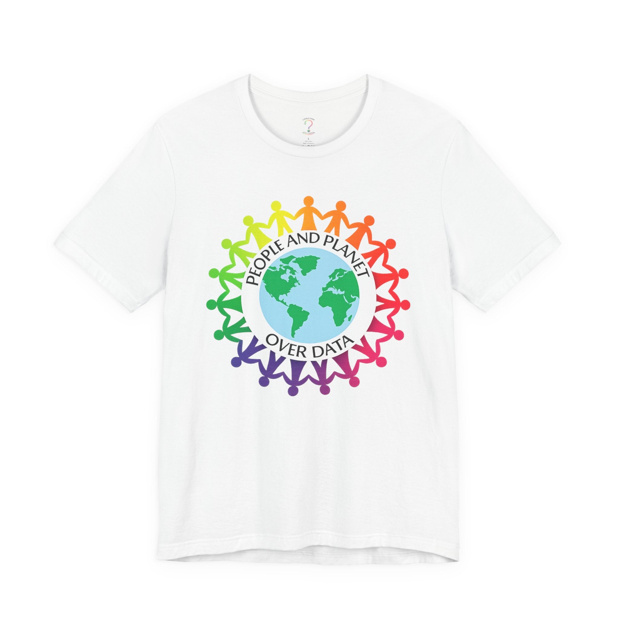 People & Places Over Data Graphic Tee