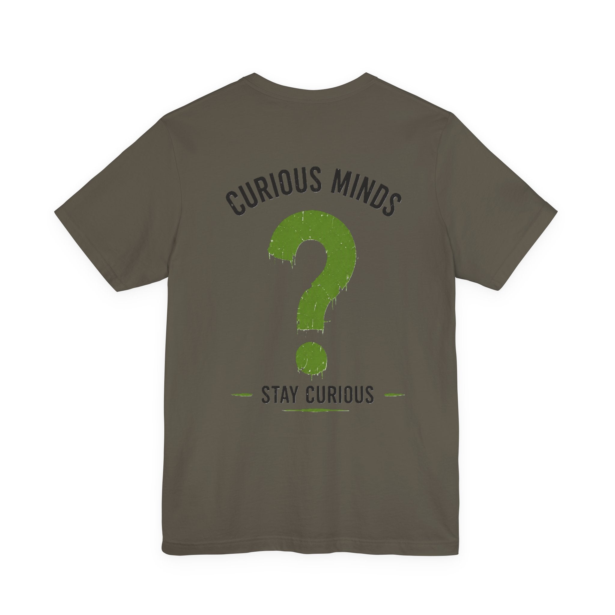 T-Shirt — “Get the Flock Outta Here” Graphic Tee (Curious Minds Back Design)