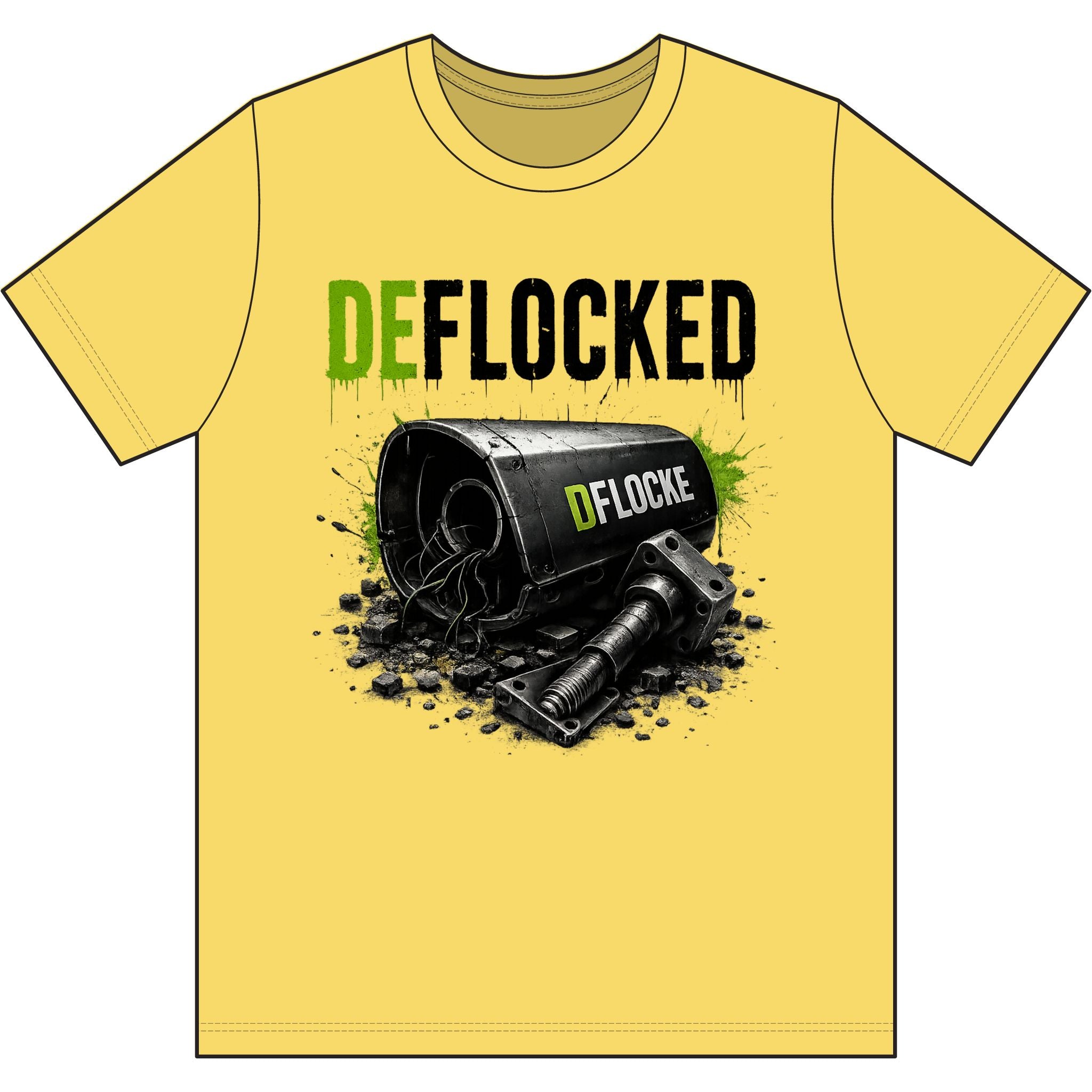 Deflocked Graphic Tee