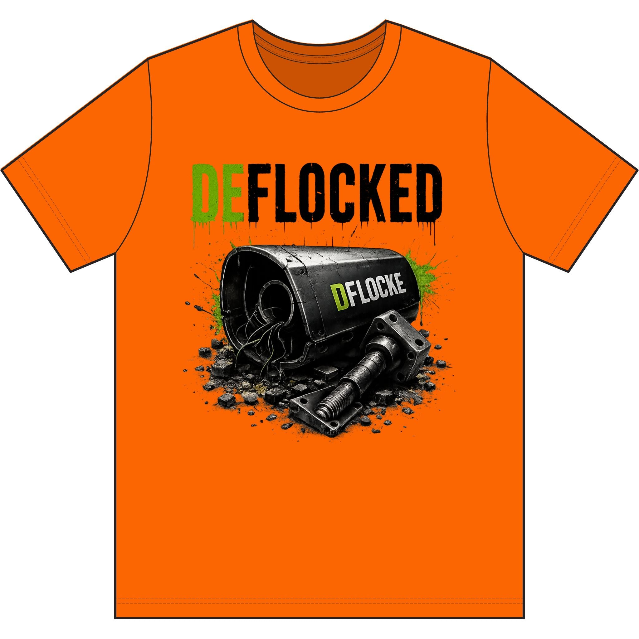 Deflocked Graphic Tee