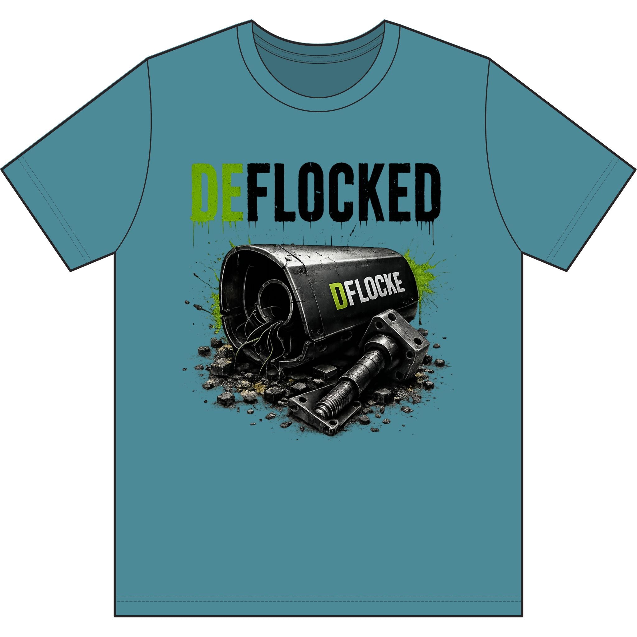 Deflocked Graphic Tee