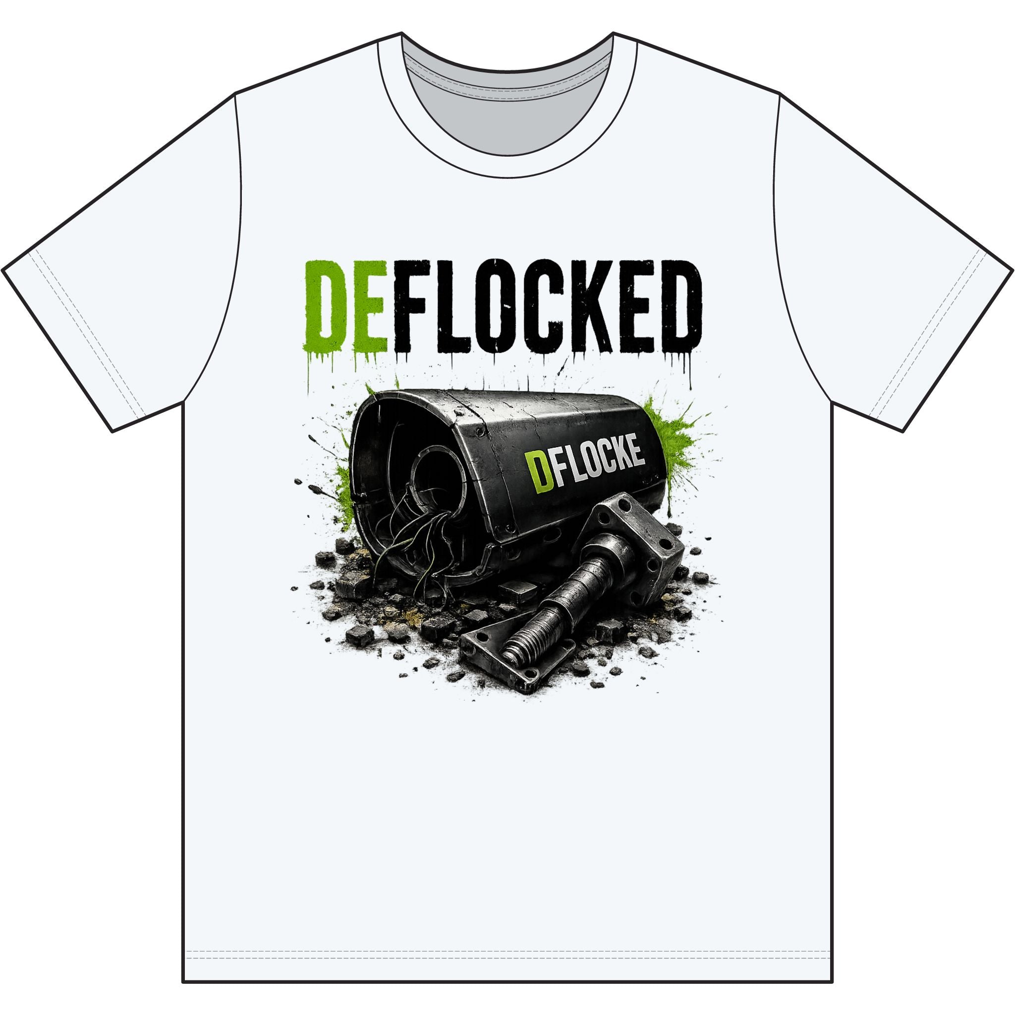 Deflocked Graphic Tee