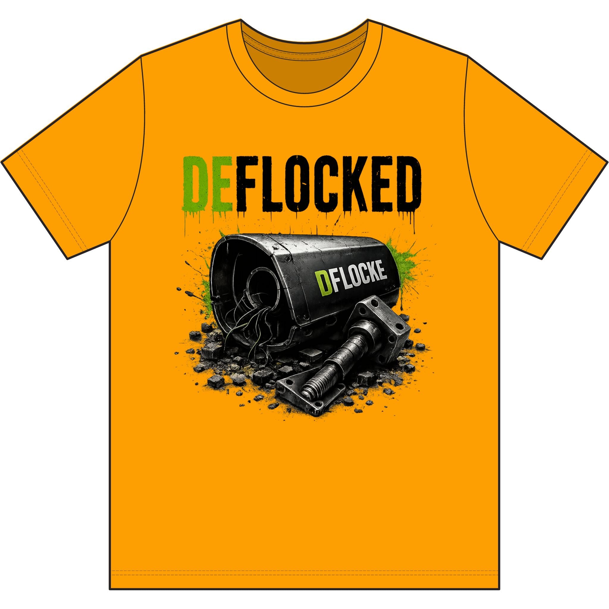 Deflocked Graphic Tee