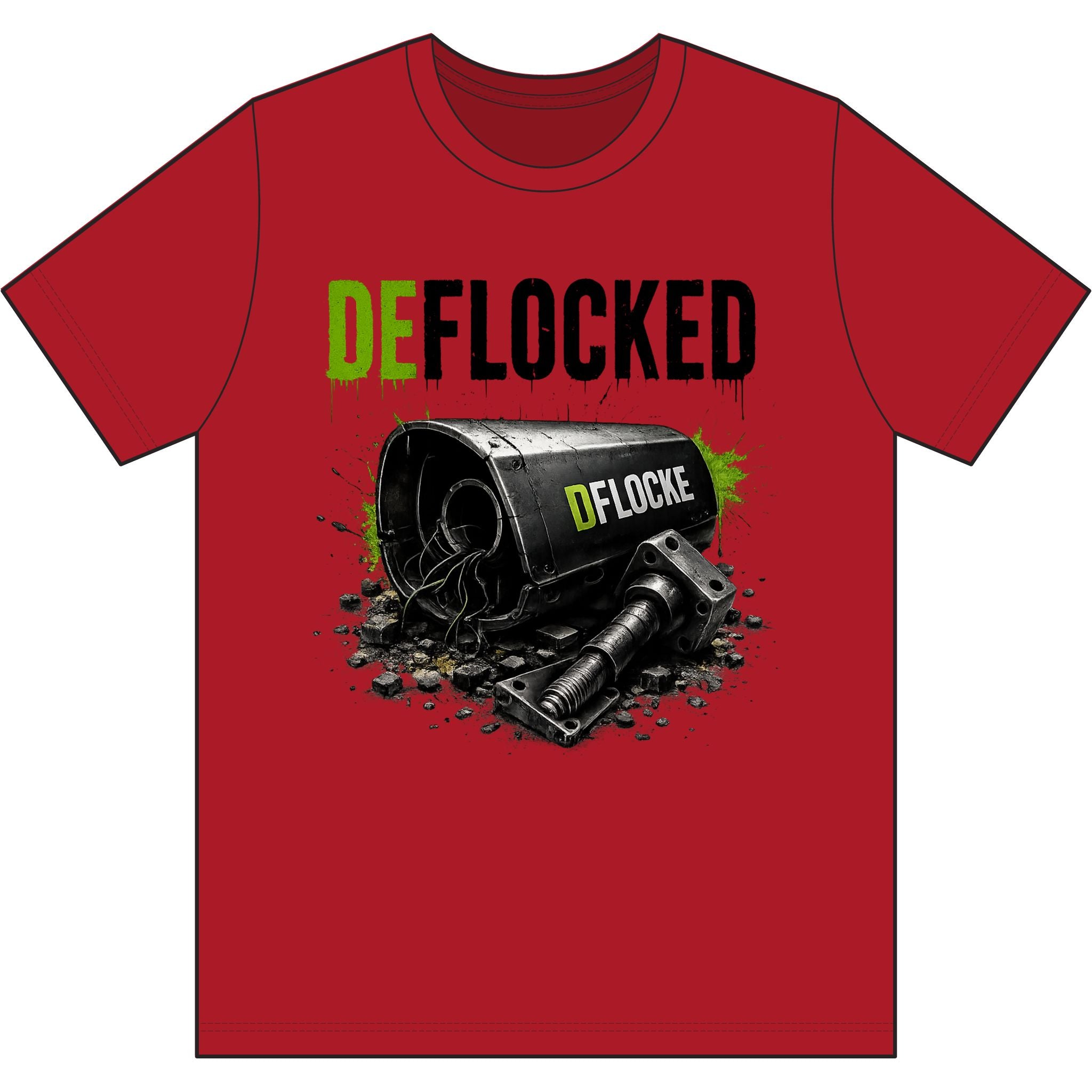 Deflocked Graphic Tee