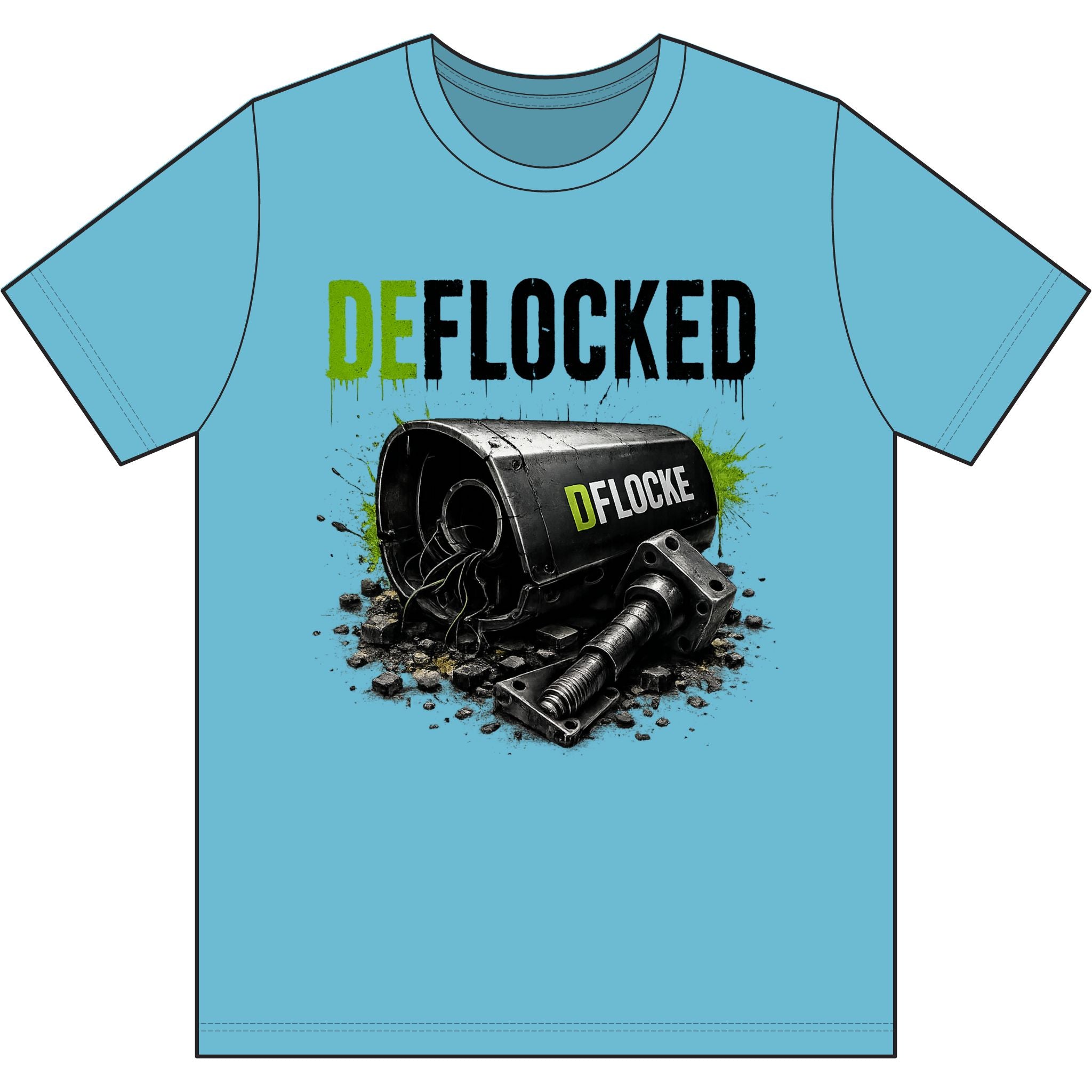 Deflocked Graphic Tee