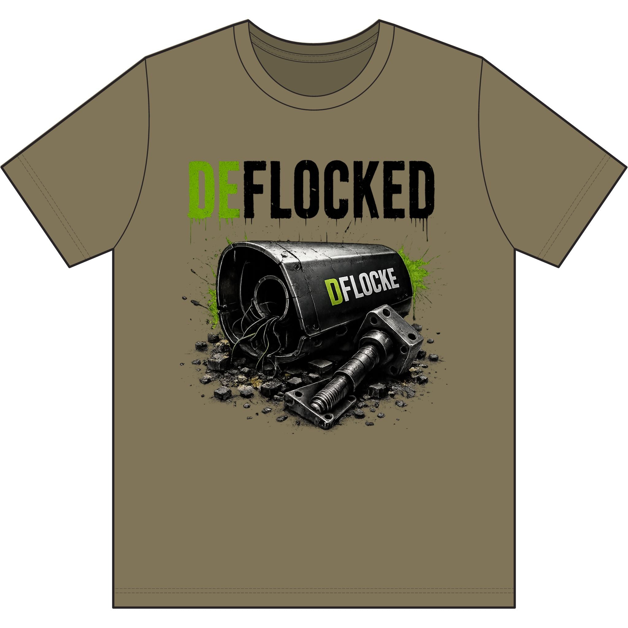 Deflocked Graphic Tee