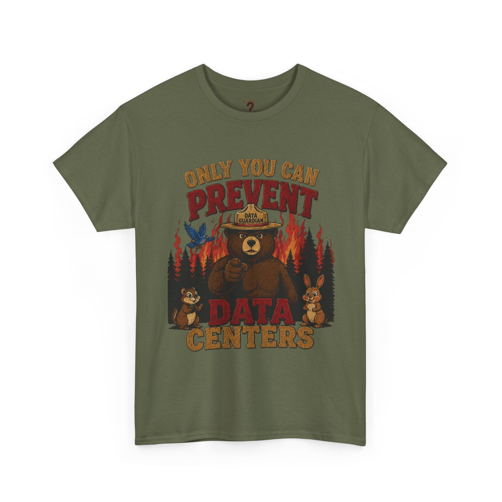 Only You Can Prevent Data Centers T-Shirt — Curious Minds Stay Curious Graphic Tee