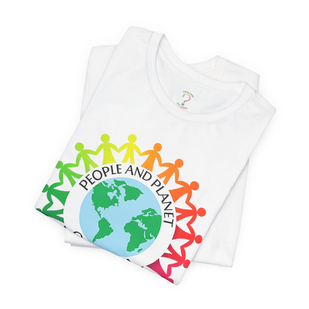 People & Places Over Data Graphic Tee