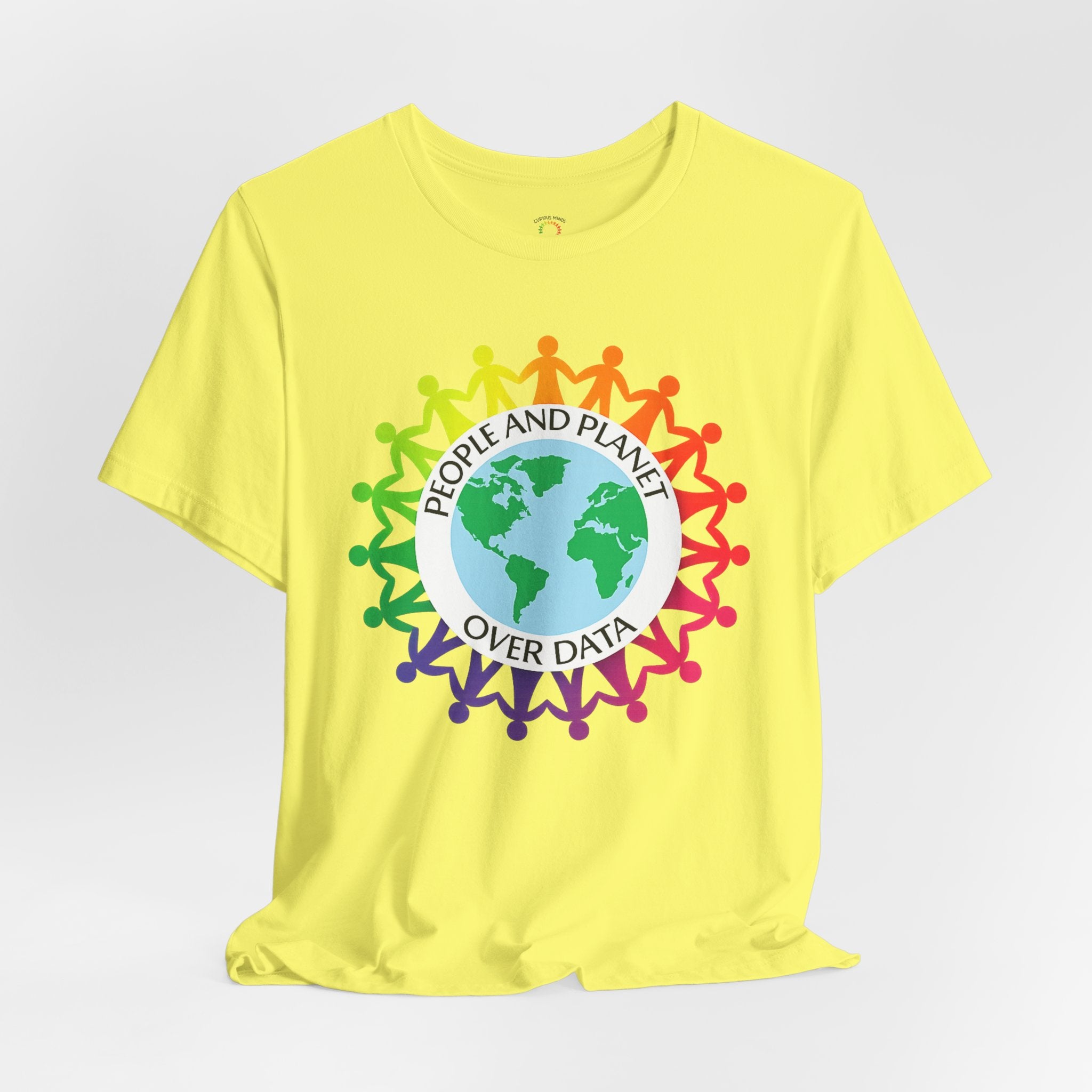 People & Places Over Data Graphic Tee