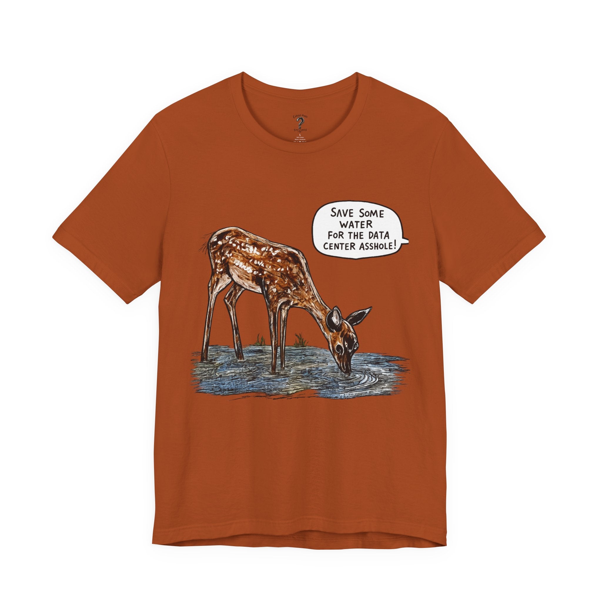 Save The Water For The Data Center Graphic Tee