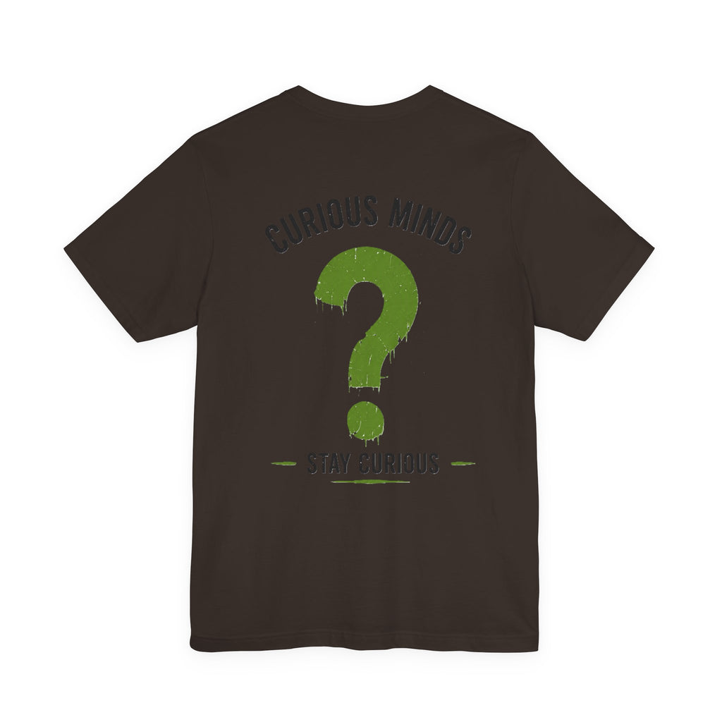 T-Shirt — “Get the Flock Outta Here” Graphic Tee (Curious Minds Back Design)