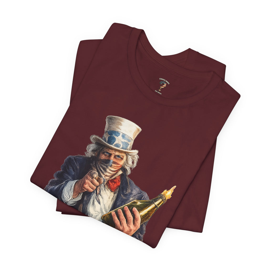 Uncle Sam Wants You To Burn Down Data Centers Graphic Tee