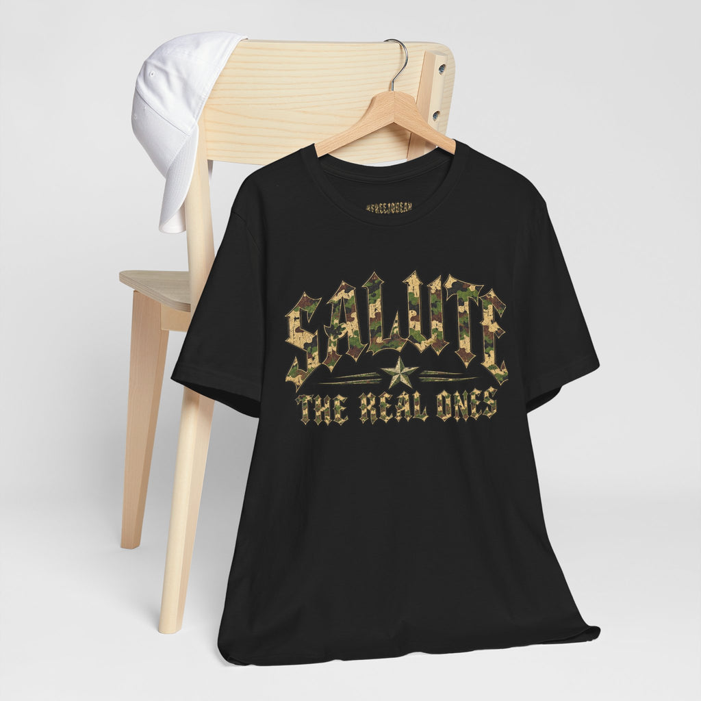 Salute the Real Ones Camo Tee