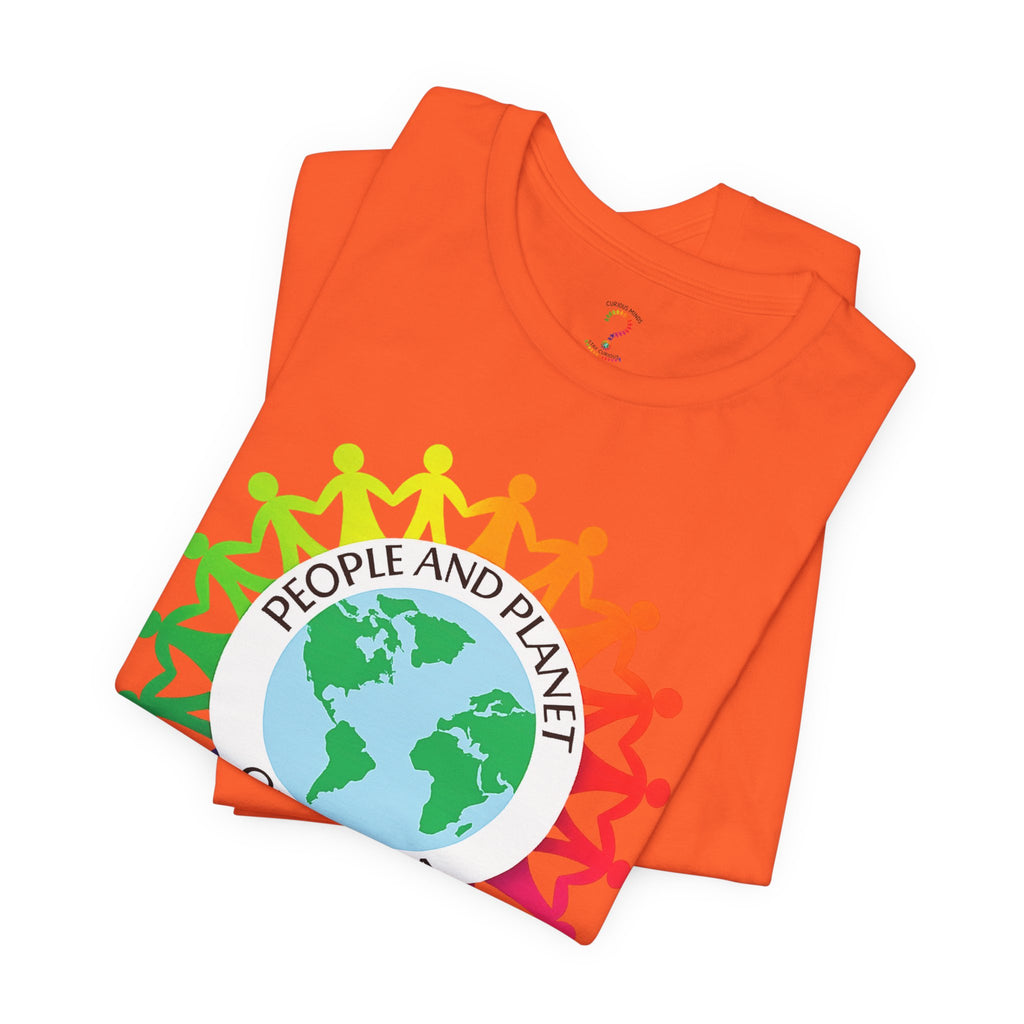 People & Places Over Data Graphic Tee