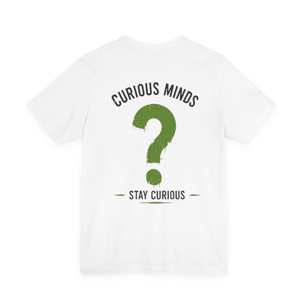 T-Shirt — “Get the Flock Outta Here” Graphic Tee (Curious Minds Back Design)