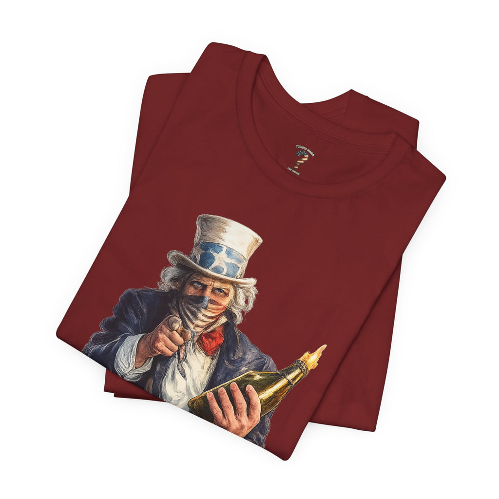 Uncle Sam Wants You To Burn Down Data Centers Graphic Tee